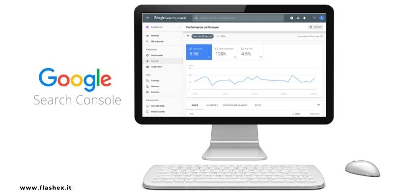 Google search console - 9 Strumenti Gratuiti di Google per e-commerce e digital marketing - Web Agency Napoli Flashex